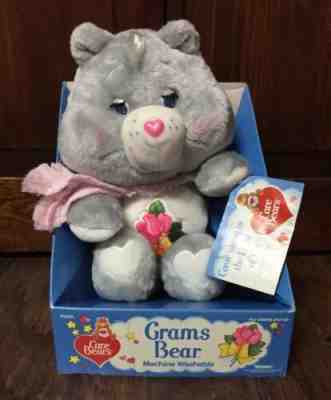 SOLD-AWAITING PAYMENT NEW Vtg Grams Bear & Bright Heart Raccoon Plush in Boxes
