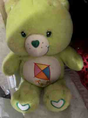 Care Bear Series #1 DO-YOUR-BEST BEAR Green 2004 RARE RETIRED Glows