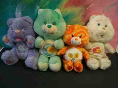 Lot Of 4 Care Bears: BedTime Bear, Friend Bear, Baby Hugs Bear and Twinkles Bear