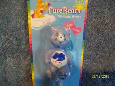 CARE BEARS GRUMPY BEAR ( BLUE ) WOBBLE WRITER PEN 2003 NEW