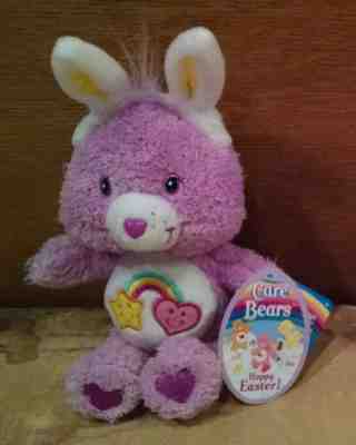 2004 Care Bears BEST FRIEND Bear Plush Easter Bunny w/ Ears - Has Tags!