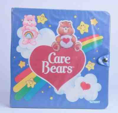 Vintage 1984 Care Bears Storybook Binder Storage Play Carrying Case 80's Toys