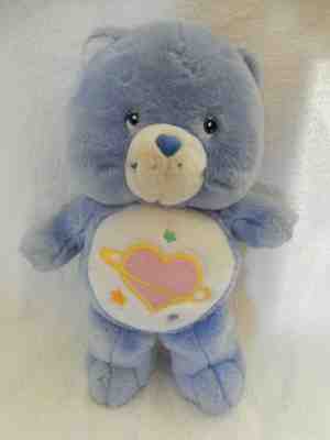 Care Bears “Day Dream Bear”  Talking Purple with Heart Planet and Stars 12”  EUC