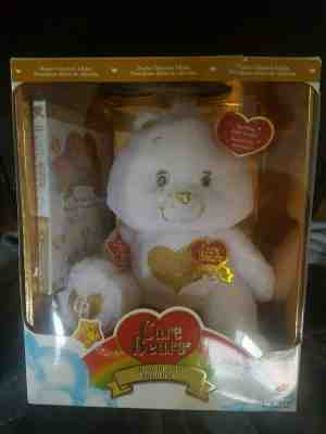 Care Bears WHITE Heart of Gold Bear Premier Collector Edition Swarovski Crystal 