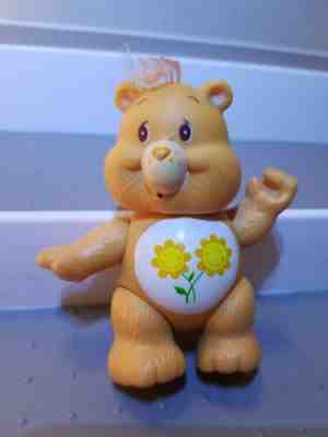 Vintage Care Bears Friendship Bear PVC 1983 Poseable Figure