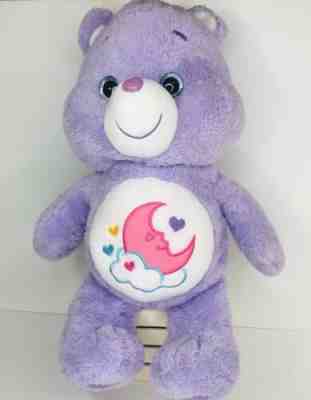 Sweet Dreams Care Bears Large Plush 2017 Purple Pink Moon Goodnight 21 Inches