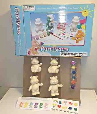 Care Bears Tenderheart Bear's Paint Your Own Figurines 2003 New with Box NIB NEW