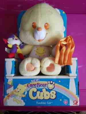 Care Bear Cubs Funshine plush, Baby, Teddy Blanket Diaper, 2004