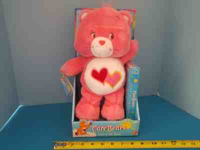 Care Bears Vintage 2002 Love-a-lot 31600 Cartoon Video Play Along Pink Heart NIB