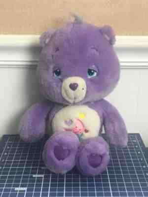 Care Bears SWEET DREAMS BEAR Purple Plush Stuffed 13