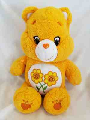 Care Bear 13” Plush Friend Bear Yellow/Orange 2015 Teddy Bear
