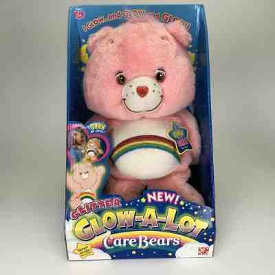 Pink glitter Care Bear