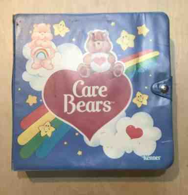 Vintage Kenner 1980's Care Bear Carry Collector Case box binder storage