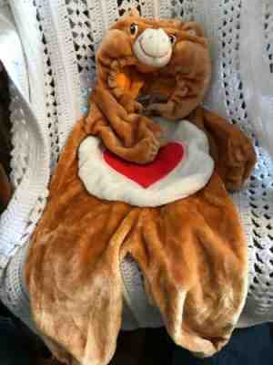 Care Bears TenderHeart Costume Size 1-2 One To Two Tender Heart Bear Love