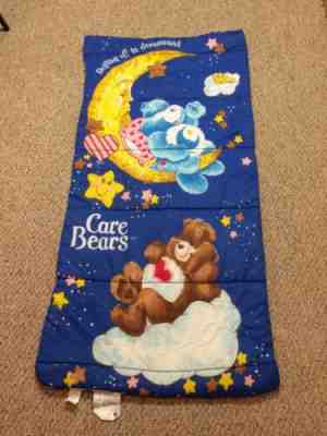 Vintage 1984 Care Bears Sleeping Bag - look!!