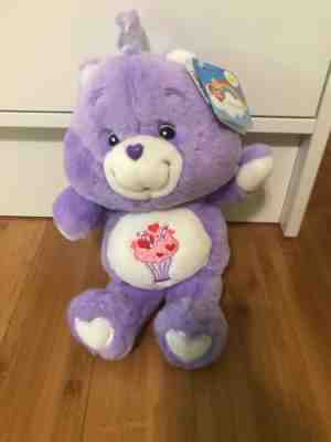 NWT 2002 Care Bears 12” SHARE Bear 20th Anniversary