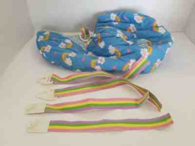 Vtg Care Bears Cuddly Carrier fits 13" Bears Kenner American Greetings 1985 