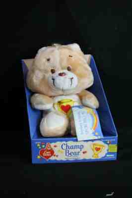 Care Bears Vintage 1983 Champ Bear ???? ?? Trophy Heart 13