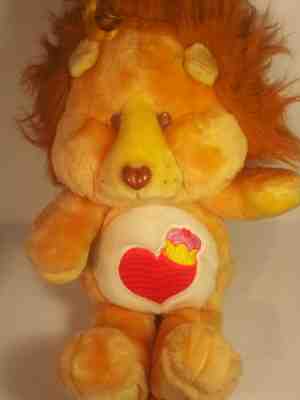Care Bears Brave Heart Lion vintage plush Kenner 1984 carebear 14