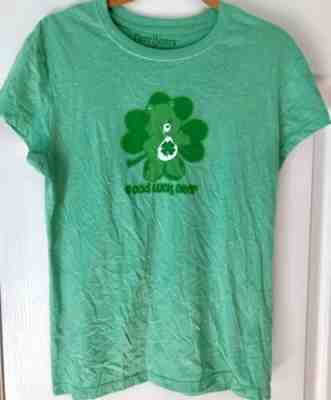 Care Bears Good Luck Bear T-Shirt! Vintage Green! Juniors XL! Gently Worn