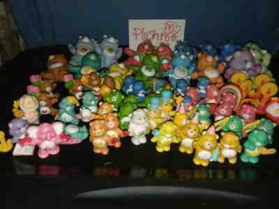 Care bears vintage poseables and minis