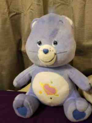Care Bears “Day Dream Bear” Purple with Heart Planet and Stars 12” 