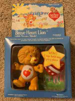 Kenner Care Bear Cousins Cozy Heart Brave Heart Lion NIB Vintage