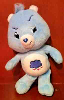 Care Bears Plush Teddy Bear Grumpy Bear Blue Stuffed Animal Bean Bag Bottom 2007