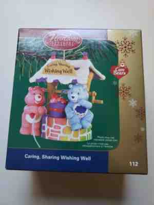 Carlton Cards #112 Heirloom Ornament Caring Sharing Wishing Well Care Bears 2005