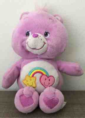 Care Bears Best Friend Bear Purple 10” Plush Stuffed Animal Toy Soft 2004