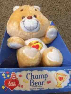 Vintage Care Bears, CHAMP BEAR, new in box Kenner 80s