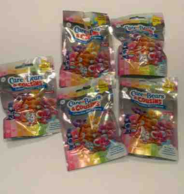 Care Bears & Cousins Collectible Mini Figures Blind Bags Series 4 Lot Of 5 New