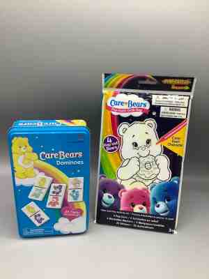 CareBears Dominoes Pre-Owned & Four Brand New Pop out Bears to Color