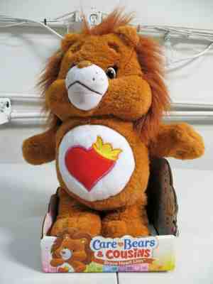 Brave Heart Lion Plush Stuffed Animal Care Bears & Cousins, 2016. Brand New NIB!