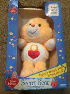 1985 Kenner Care Bears Secret Share Birthday Tender Heart Bright Cozy Heart Lot