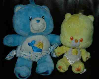 Lot of 2 Care Bears baby plush Funshine cub - Baby tugs