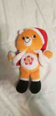 Care Bears AMIGO BEAR Christmas Spanish Soft Plush Stuffed Toy JAKKS Santa Hat