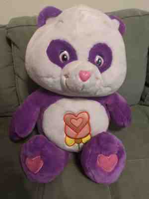 Care bears 2005 Polite Panda JUMBO PLUSH Rare HTF 21 inches of LOVE!