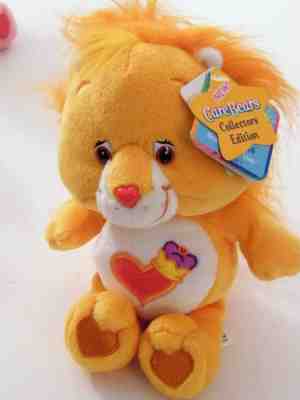 Brave Heart Lion CareBears Orange Plush  Collectors Edition - Care Bears