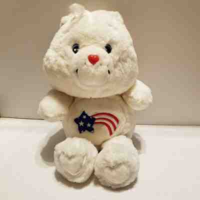 America Cares Bear Plush 2002 Patriotic Teddy Shooting Star USA 12