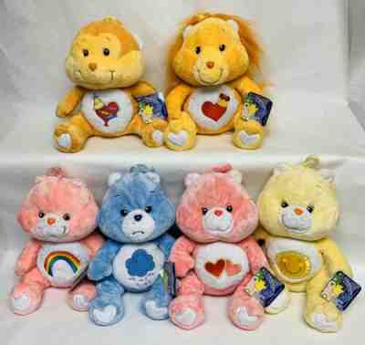 NWT Lot of 6 Plush Celebration Collection CARE BEARS & COUSINS 11-12