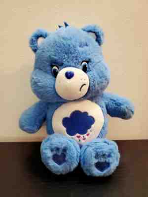 Care Bears Grumpy Bear Plush 2014 Blue Cloud Rain Stuffed Toy Doll 13