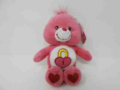 Care Bears Secret Bear Pink Heart Lock Plush 8