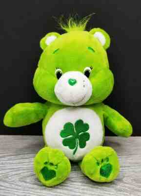 Care Bear Green Good Luck Bear Lucky Shamrock Stuffed Plush Toy 8