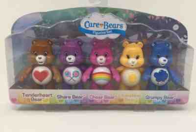 Care Bears Figurine Set Tenderheart Share Cheer Funshine Grumpy Bear