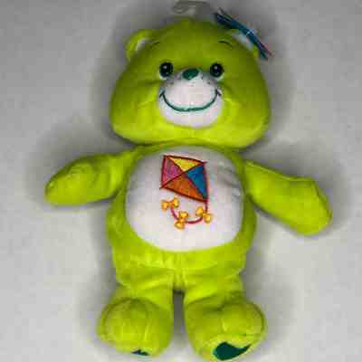 NEW NWT Care Bear 2003 Green Kite Plush Collectors Edition #4 Series 1