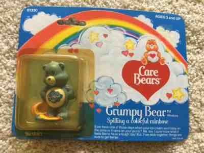 Vintage 1980s Care Bears “Grumpy Bear” Miniature Figure Kenner