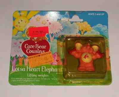 Vintage Kenner 1980s Carebears Miniature Cousins LOTSA HEART ELEPHANT New 
