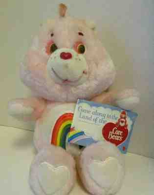 Cheer Vintage Care Bear Rainbow 13 inch Plush Toy Stuffed Animal Kenner 1983 NWT