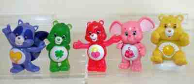 Care Bears Mixed Figure Lot Glitter Luck Bear Bright Heart Cousins Lotsa Heart